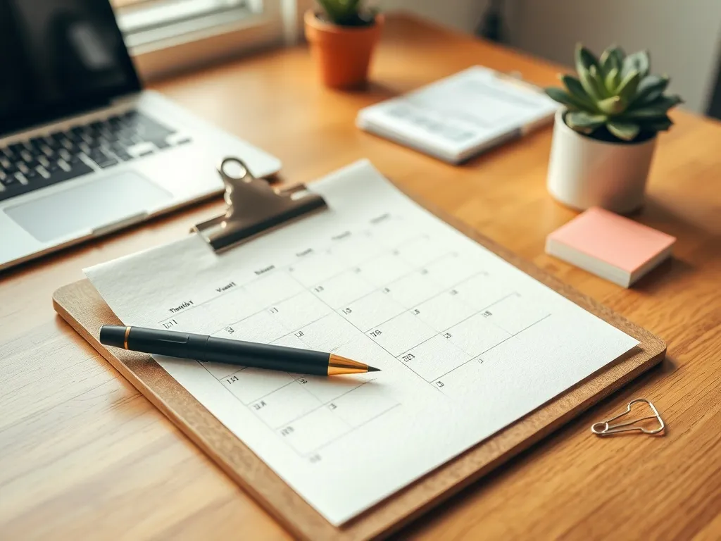 Miesięczny grafik pracy wzór do druku: gotowy szablon do pobrania